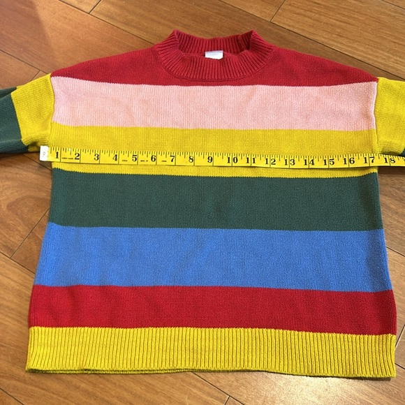 Nordstrom It’s A Vibe Preteen Striped Sweater - Picture 3 of 5